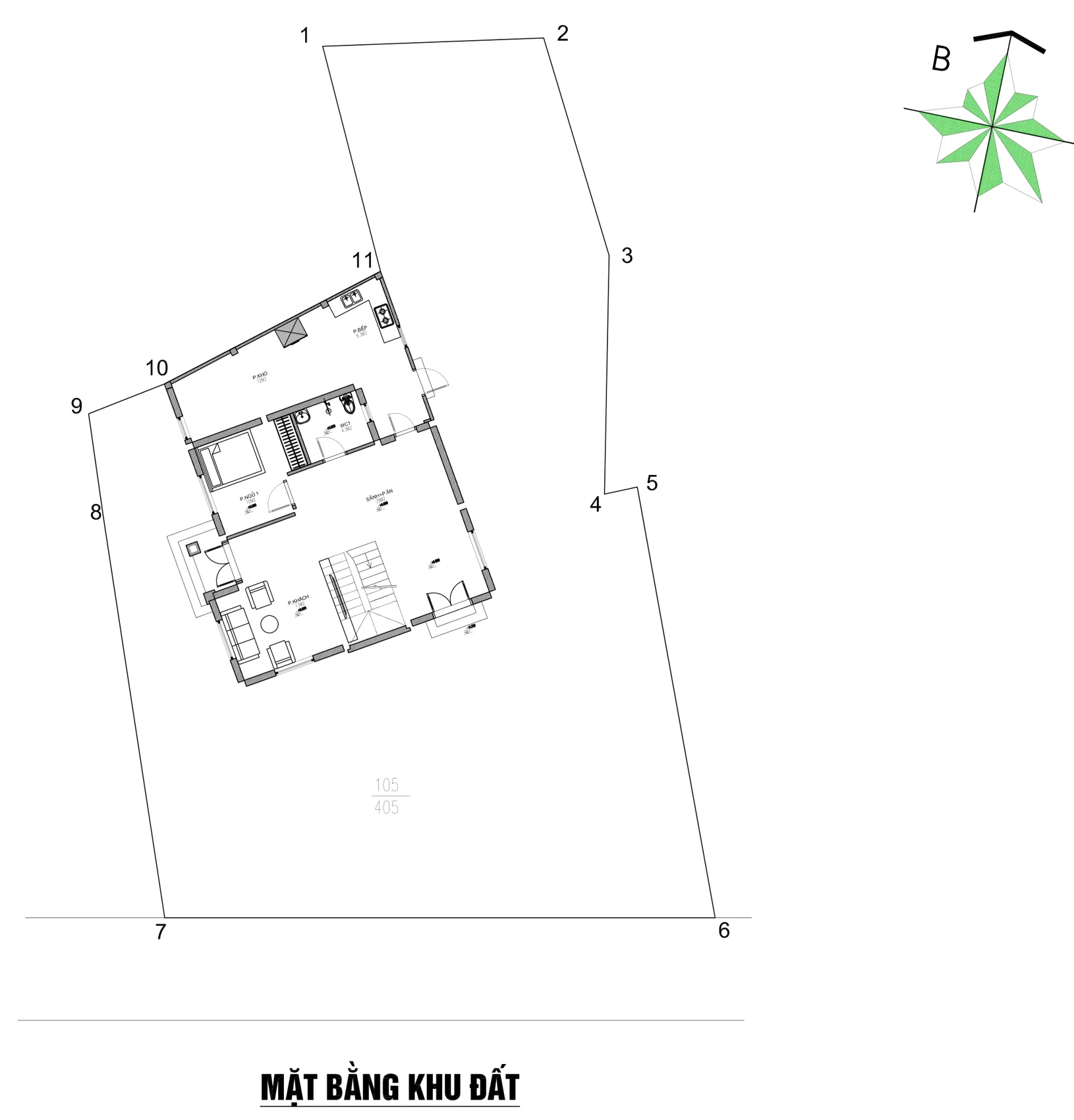 Tổng mặt bằng hiện trạng