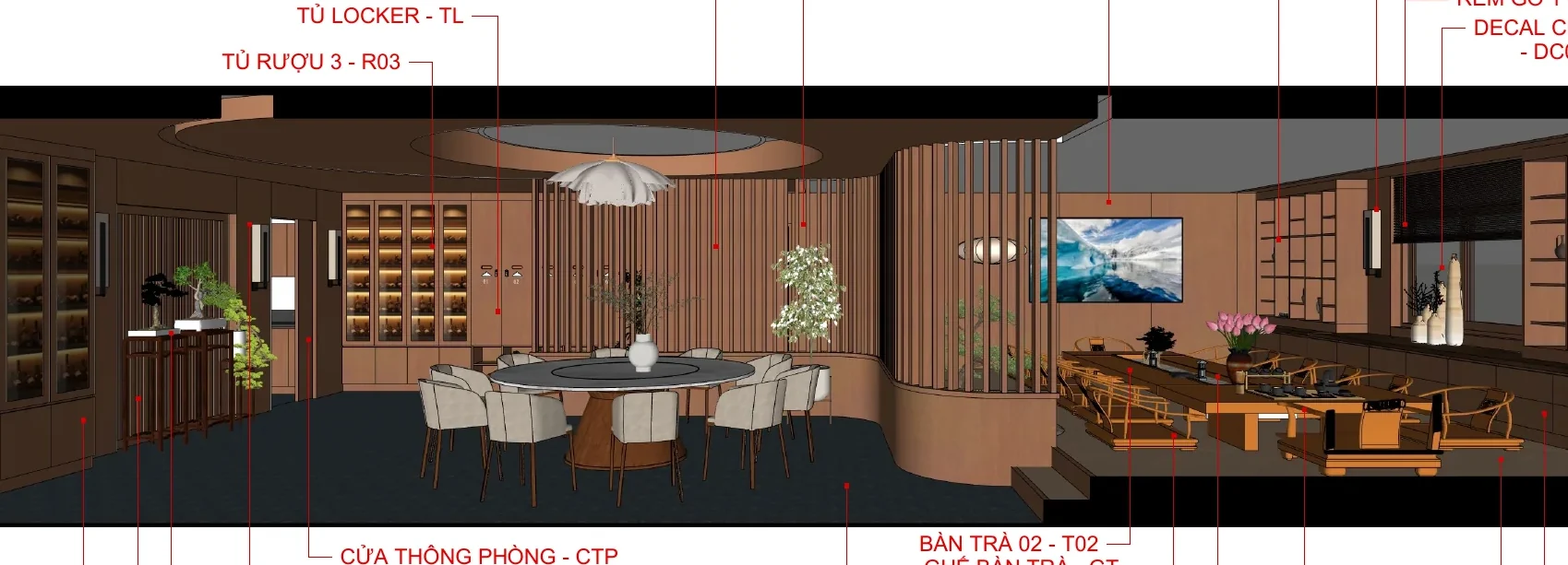 Phòng Khánh tiết Kỳ Đồng — DESIGN VISUALIZATION 05