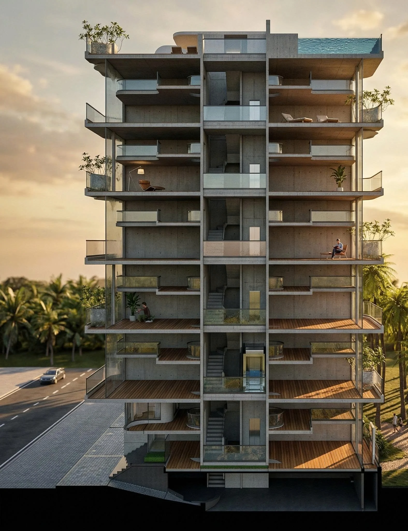 Góc nhìn kiến trúc Saphia Boutique Apartment