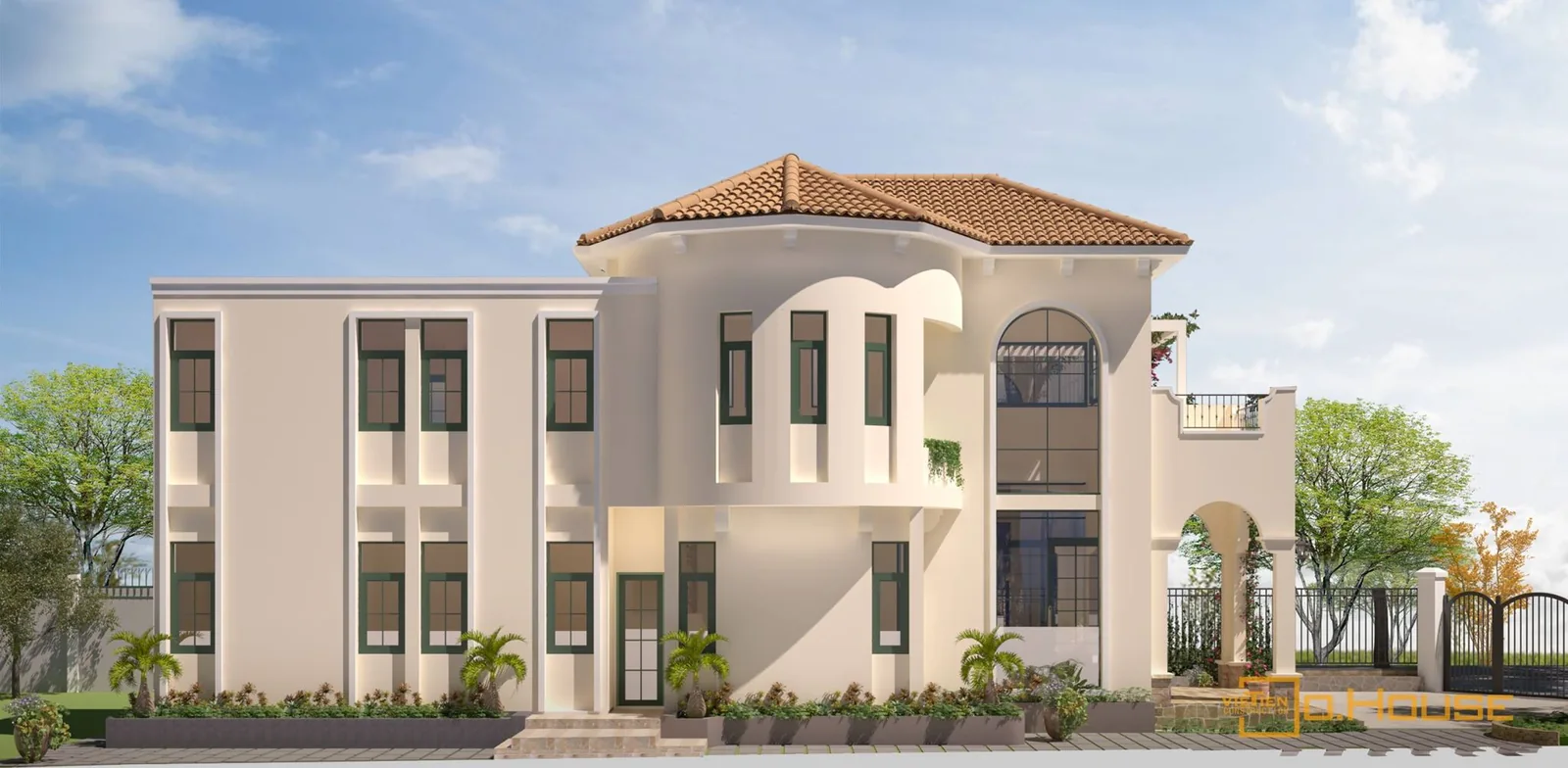 Spanish House — GIA LÂM — DESIGN DEVELOPMENT 01