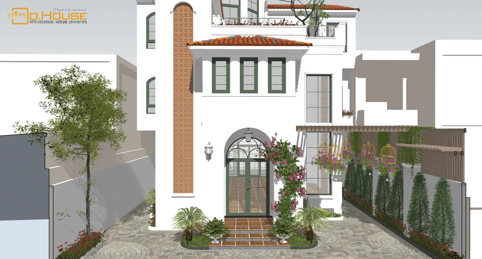 Spanish House — GIA LÂM — DESIGN DEVELOPMENT 03