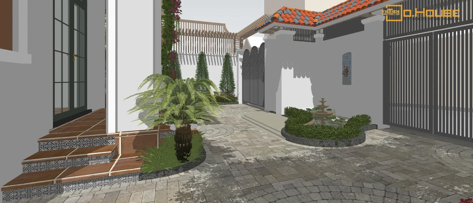 Spanish House — GIA LÂM — DESIGN DEVELOPMENT 04